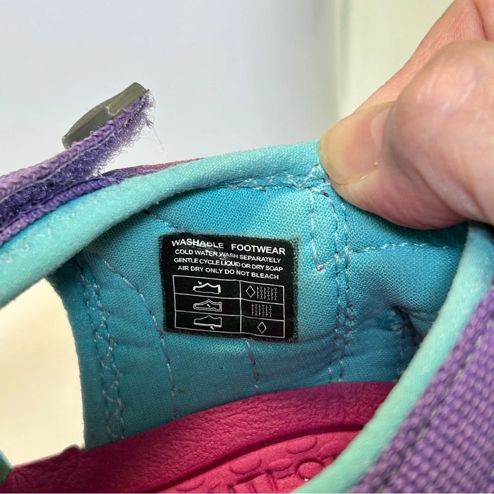 Keen Seacamp II CNX Youth 4 Closed Toe Toggle Lace Purple Pink Teal 1014477